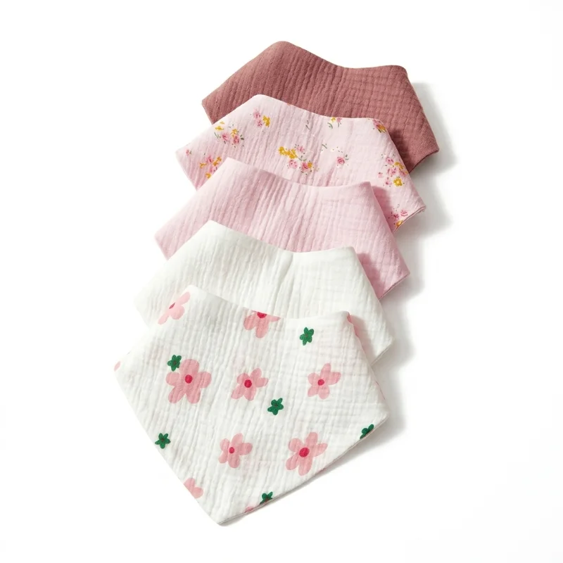 Set de 5 Baberos Triangular
