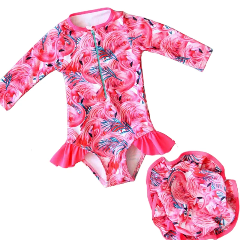 Traje de Baño con Sombrero FLores