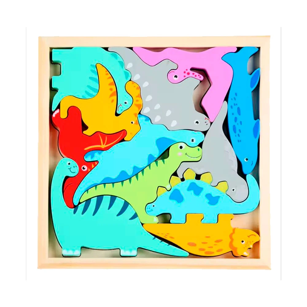 Rompecabeza infantil de madera 3D