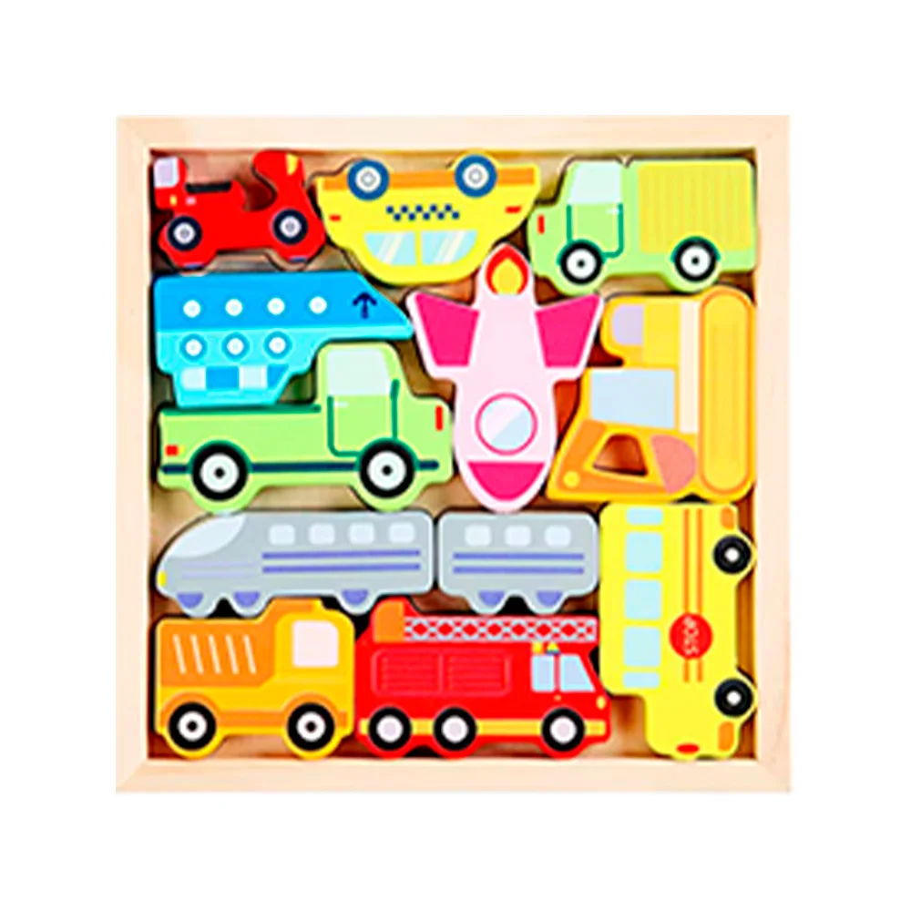 Rompecabeza infantil de madera 3D